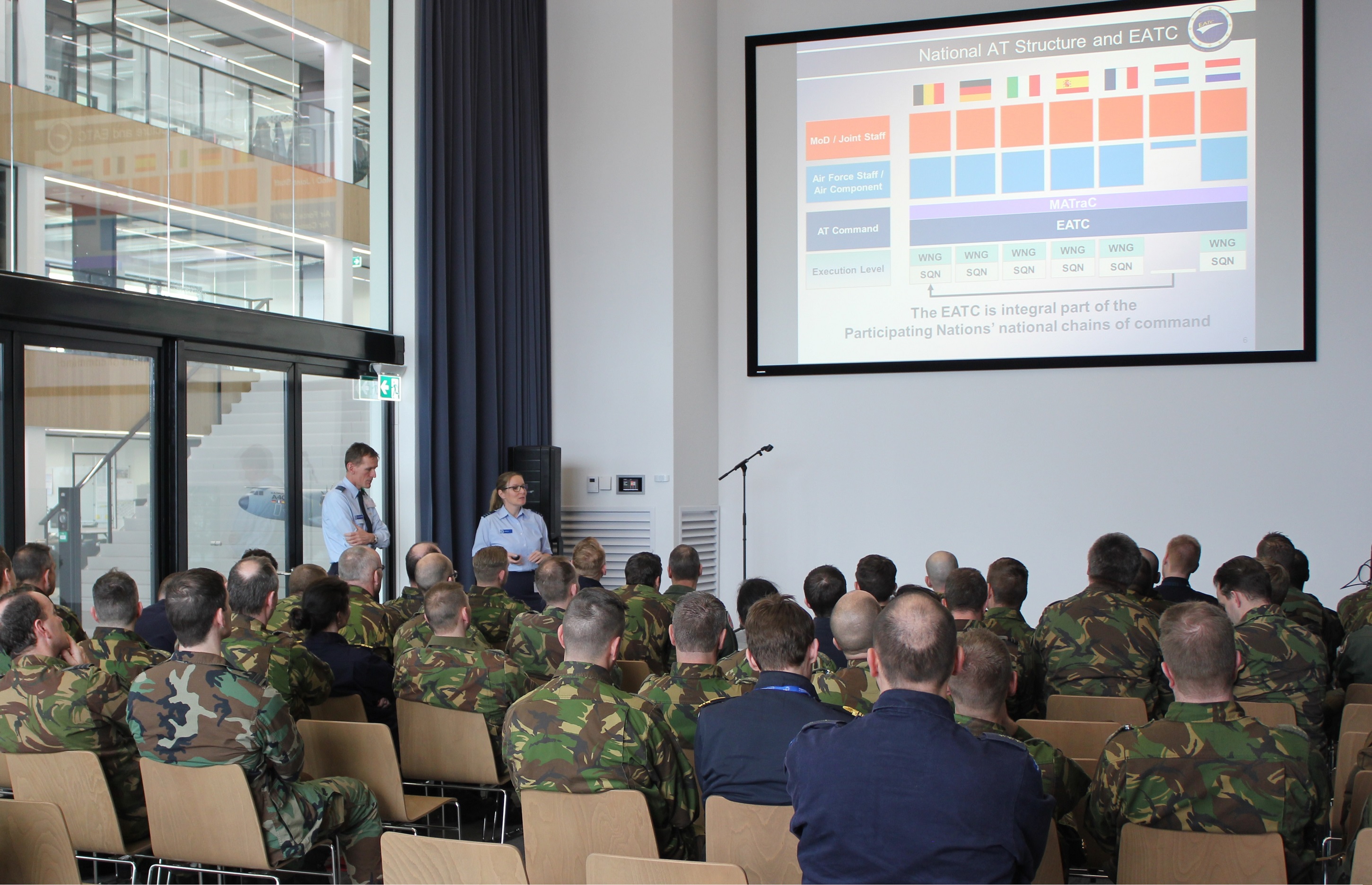 EATC introduced itself to Dutch Middelbare Defensie Vorming (MDV)  