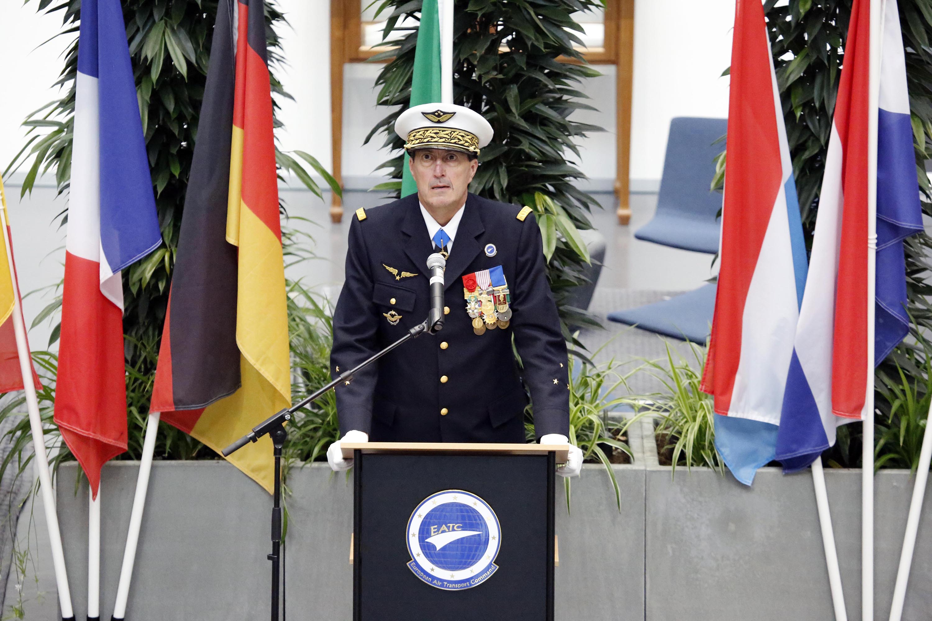 Change of Command Ceremony at EATC