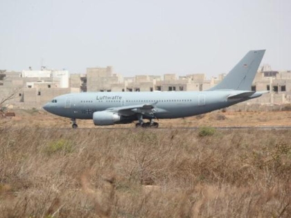 MRTT after landing in Dakar