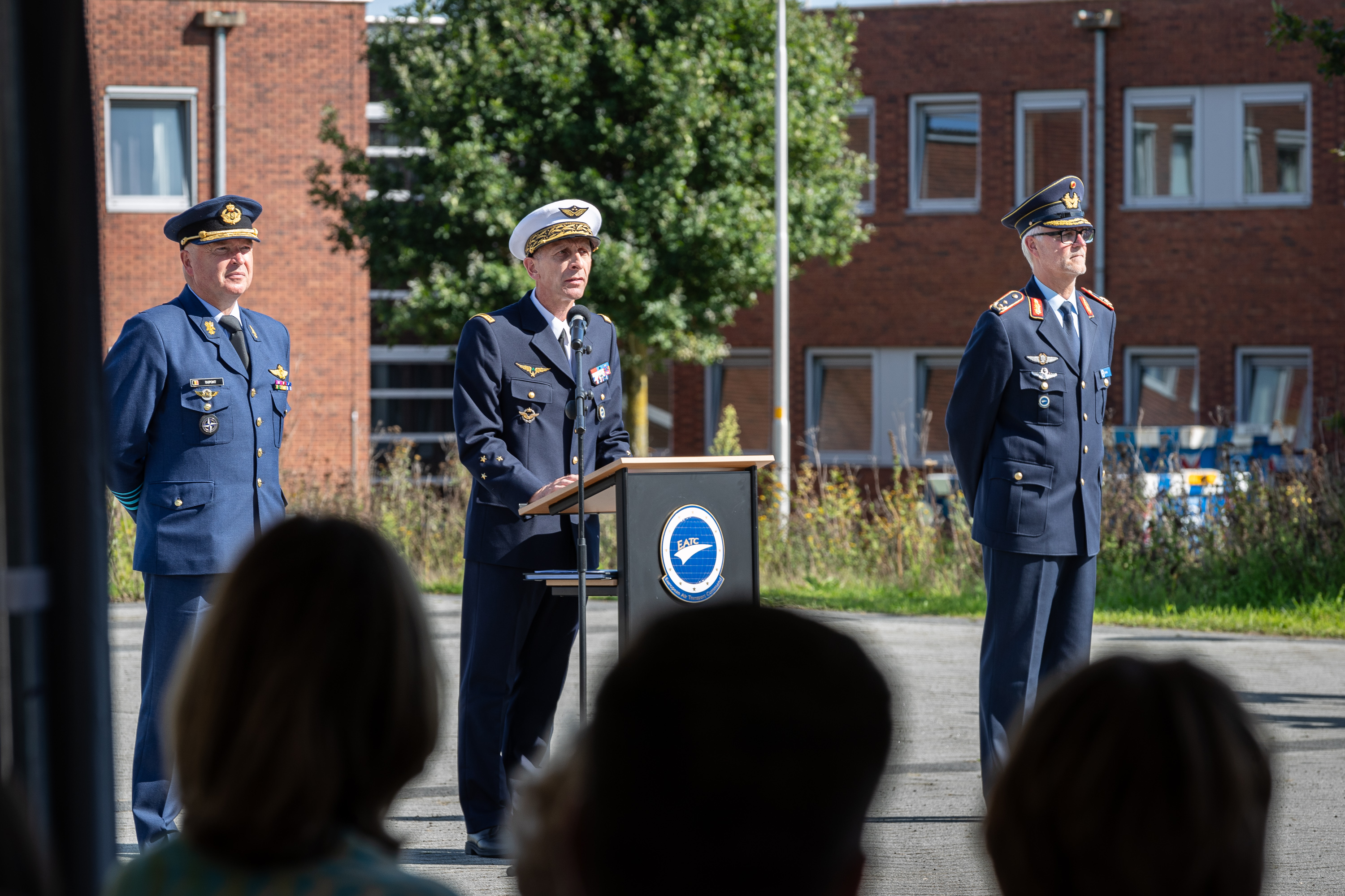 Impression from EATC's change of command ceremony