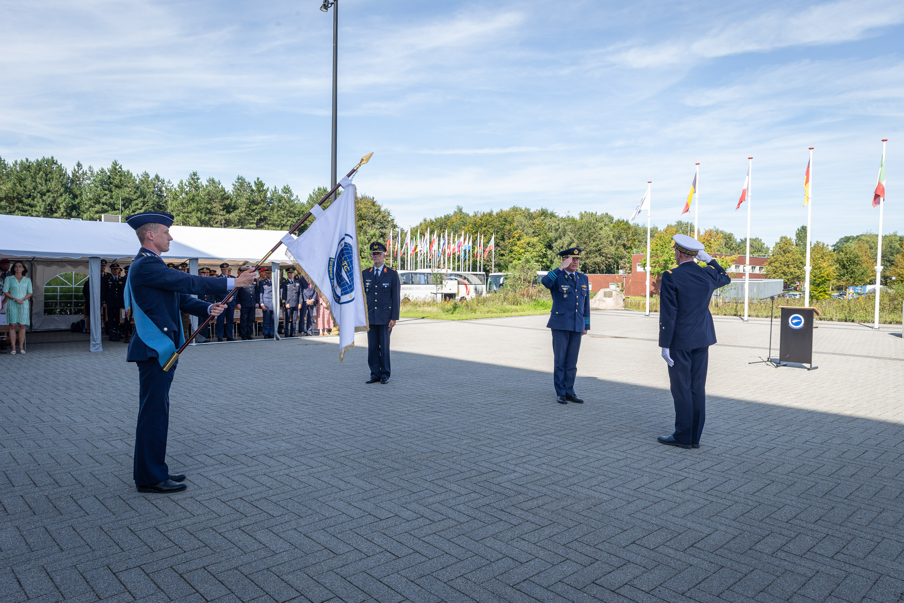 EATC Change of Command ceremony in a video!