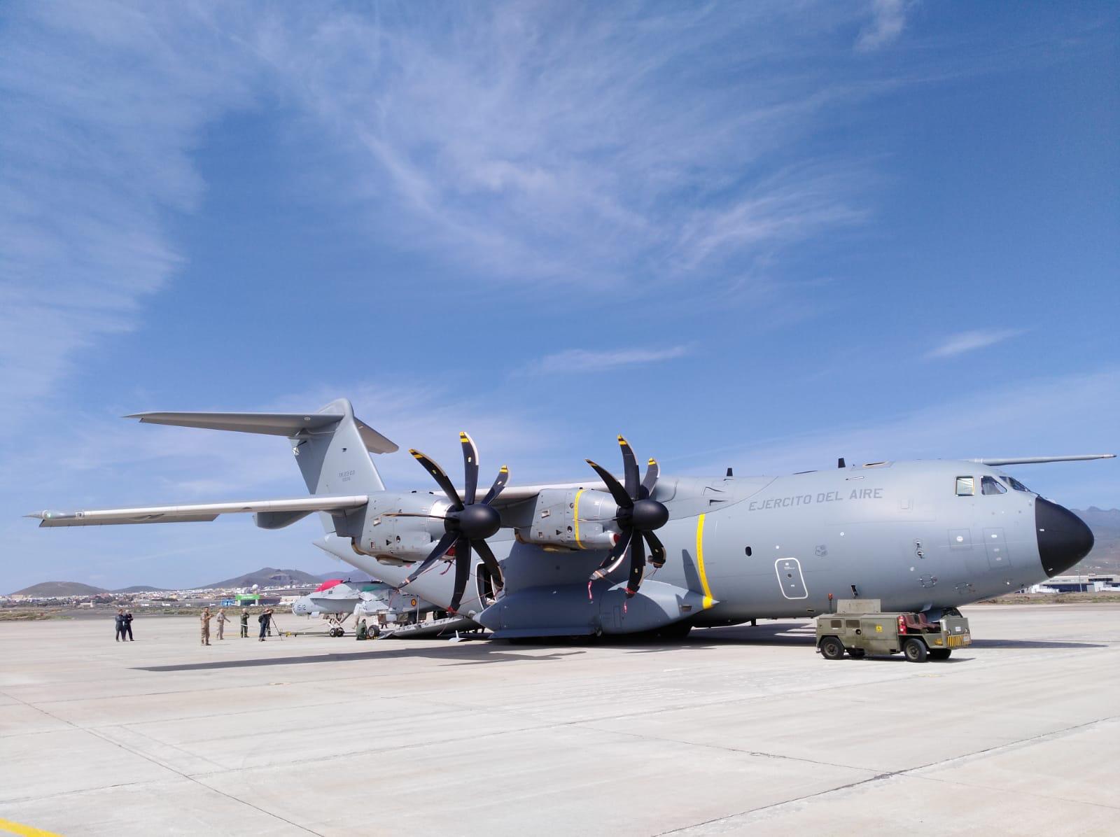 A Spanish A400M carried a large passenger!