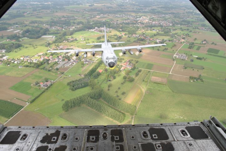 Hercules flying display