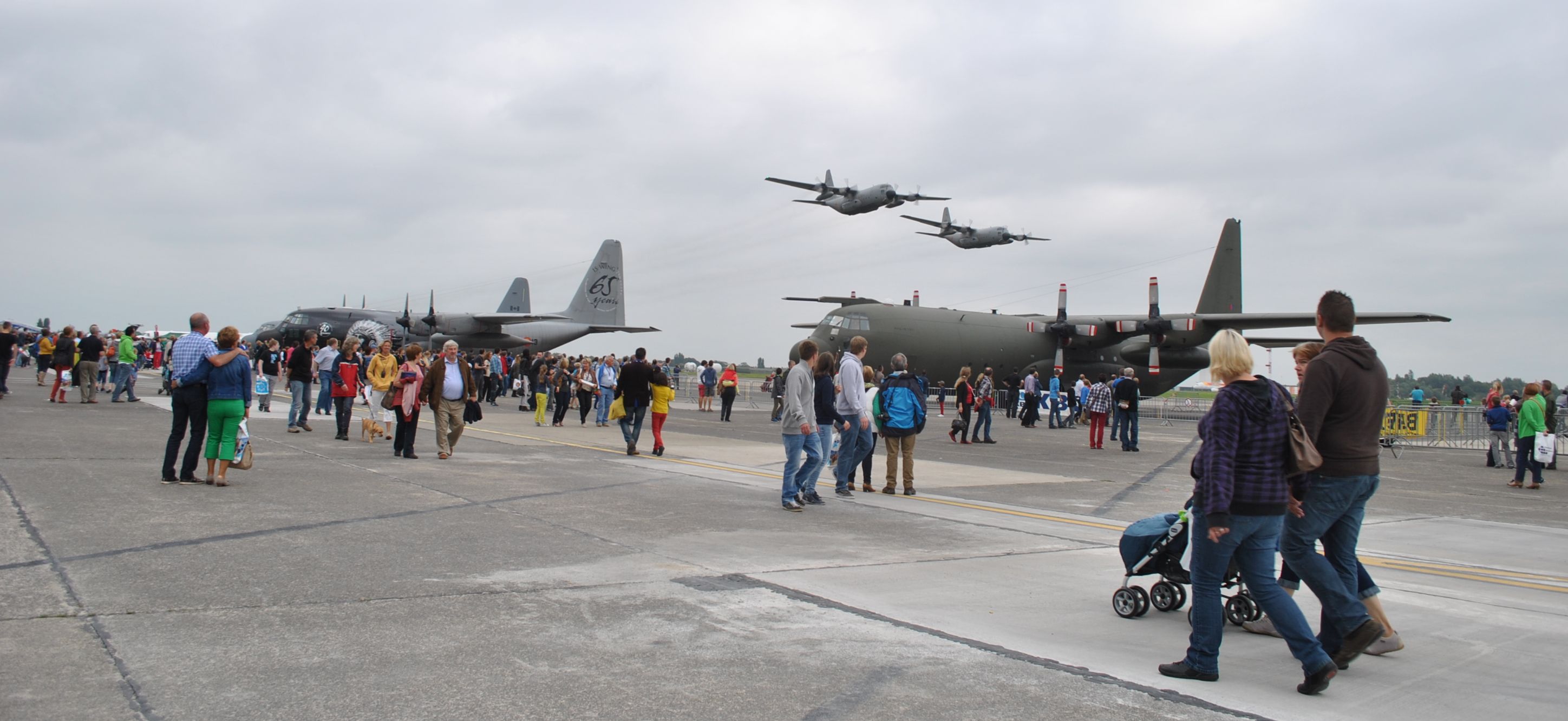 action at Melsbroek Air Base