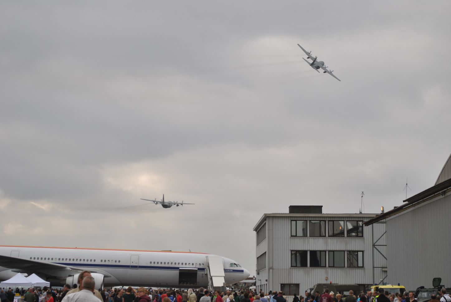 action at Melsbroek Air Base