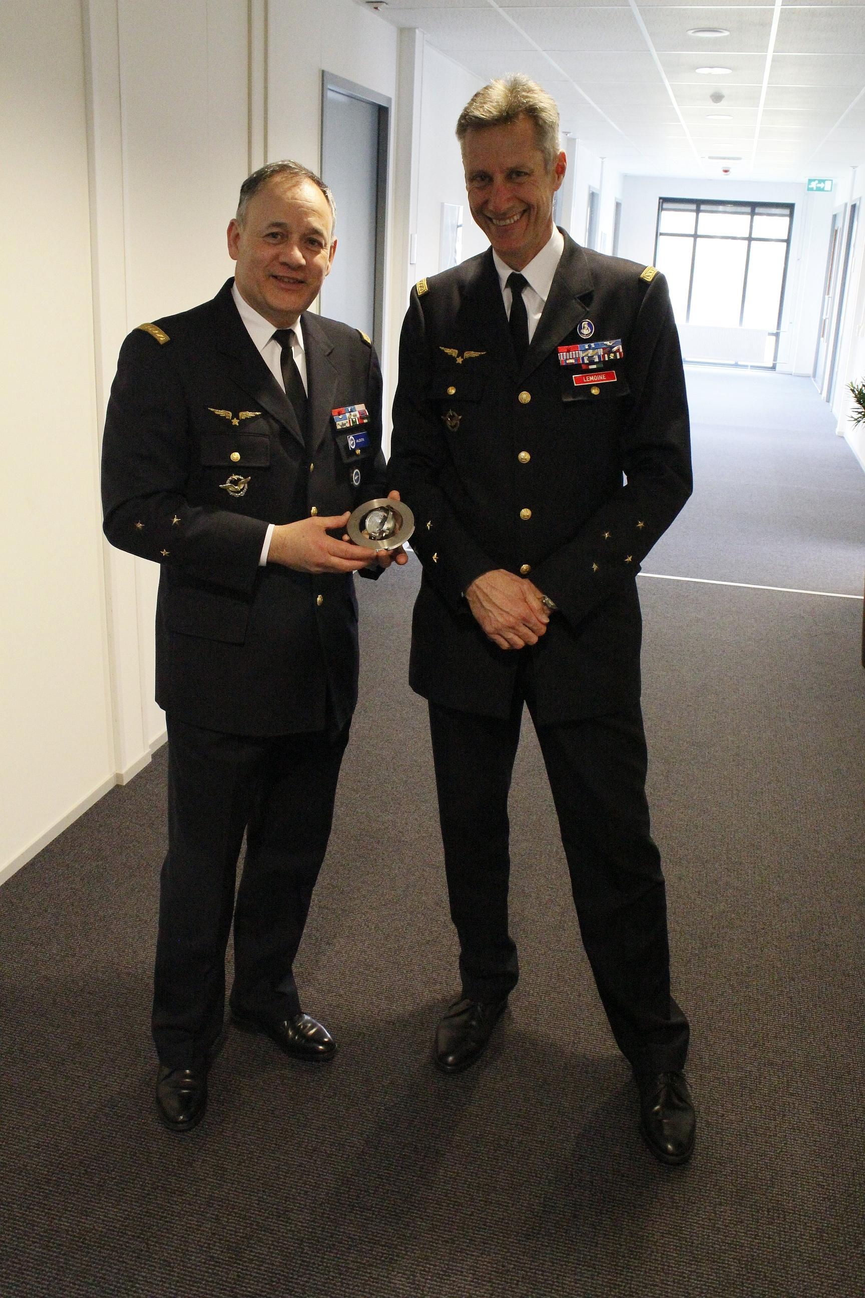 General Valentin (left) and General Lemoine