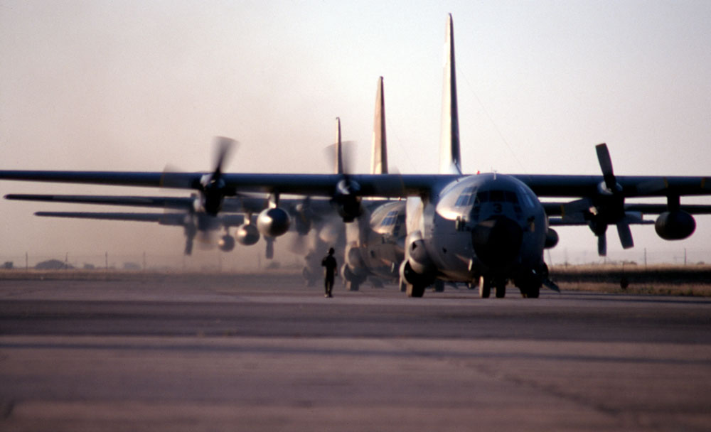 Waiting Spanish Hercules in a row