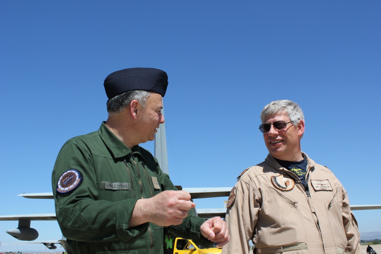 Geberal Valentin and Belgian Colonel De Coningk