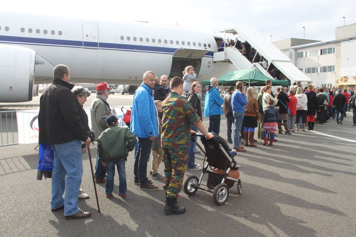 traffic jam to enter thee Airbus