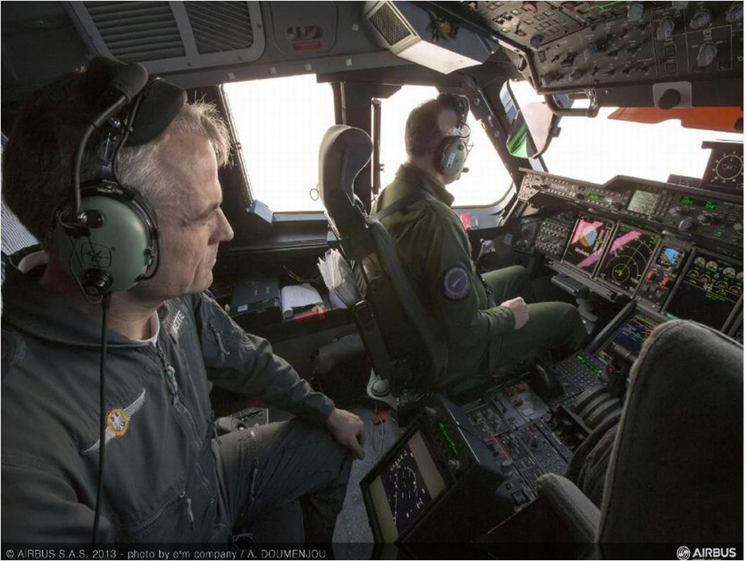 Inside the Airbus cockpit