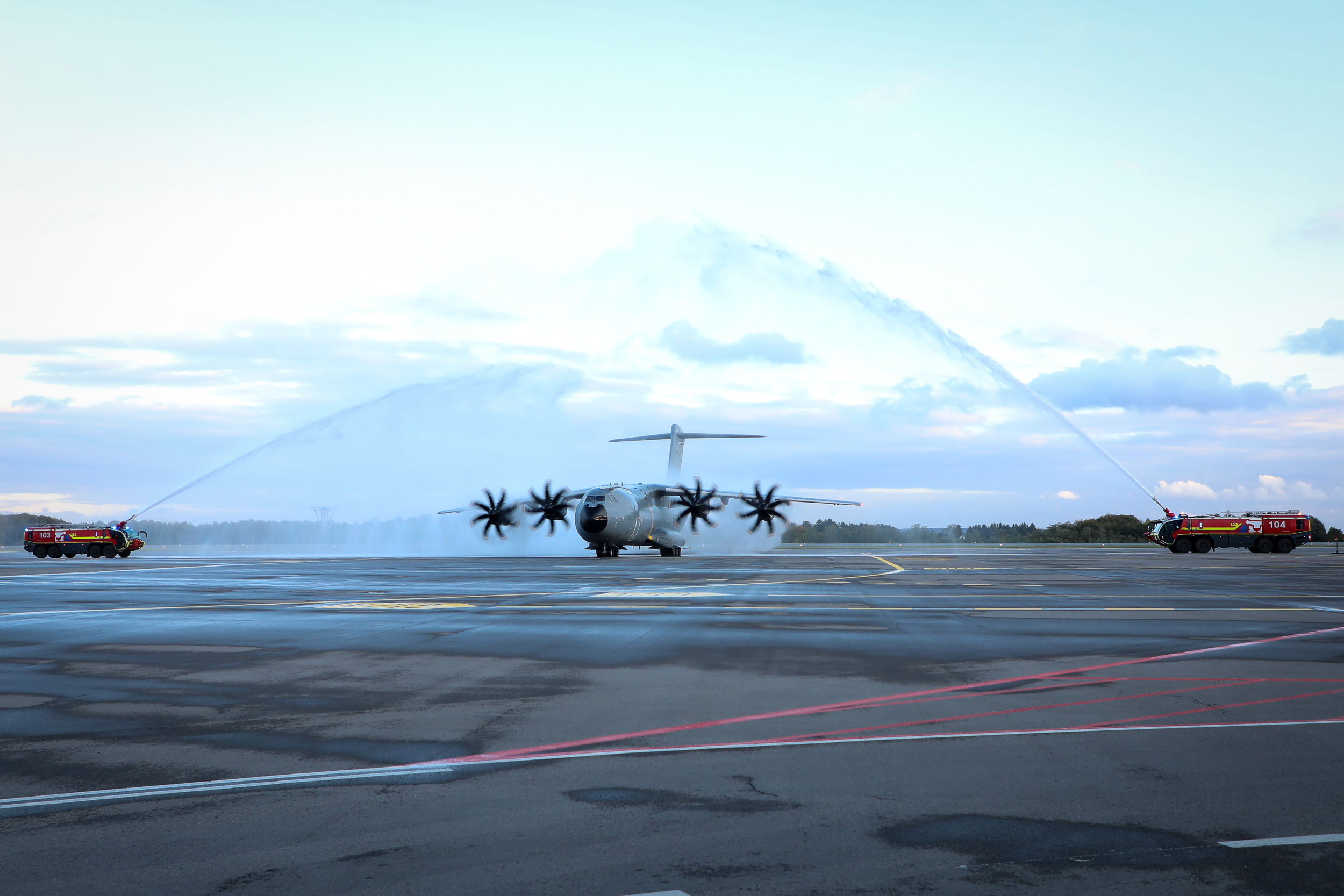 EATC takes off with the first Luxembourg-Belgium A400M