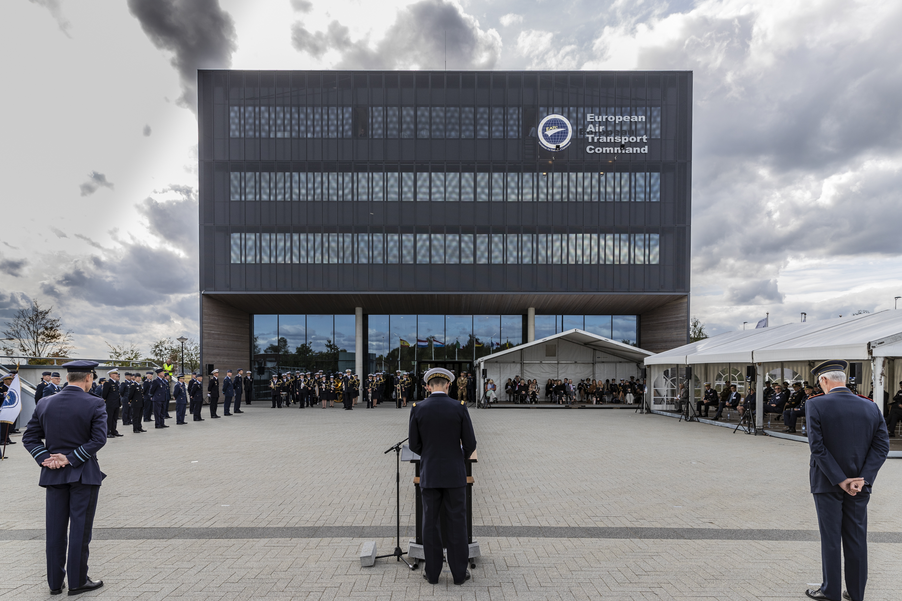 Impression from EATC's change of command ceremony