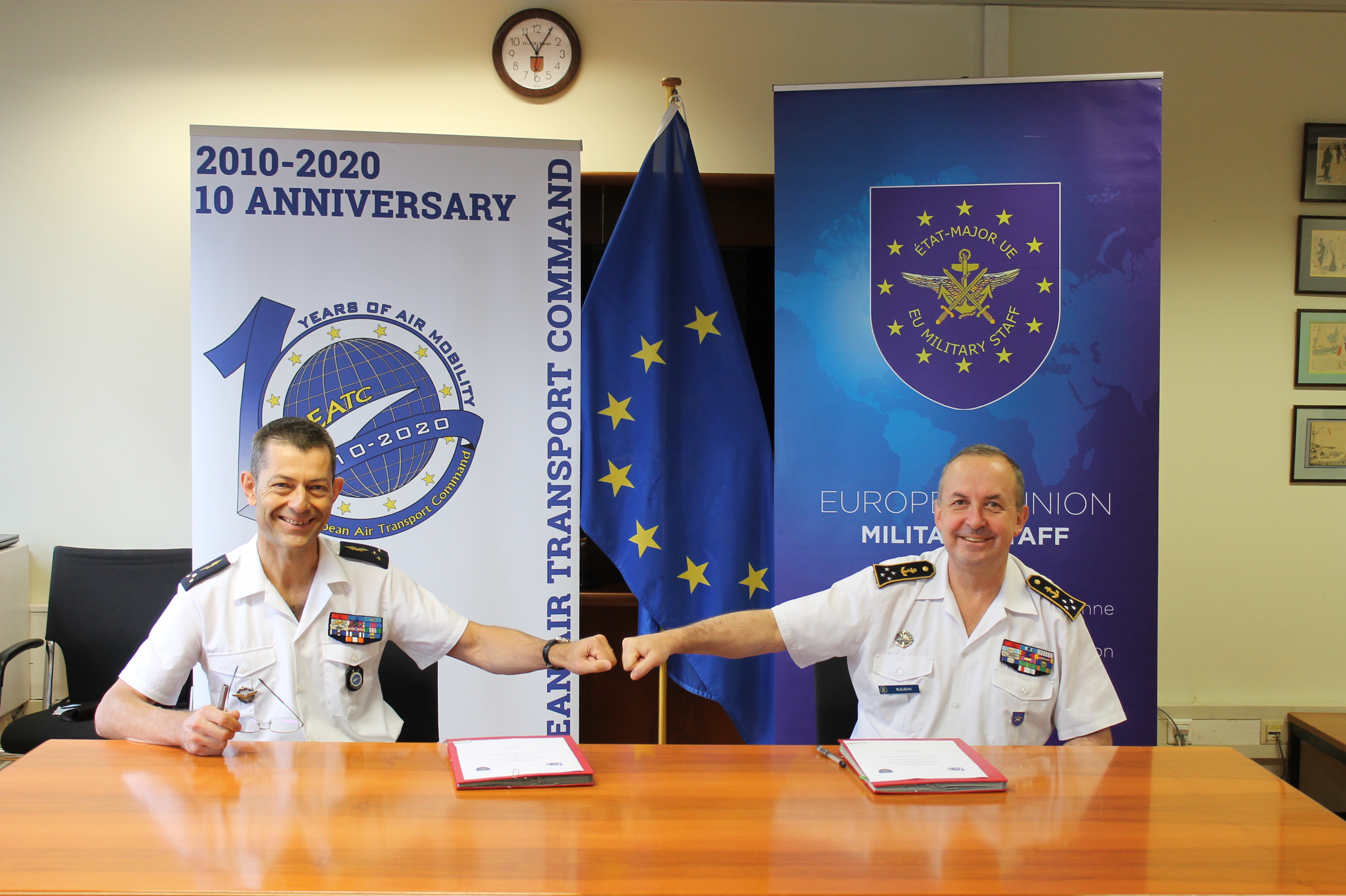EATC and EUMS strengthen cooperation on the field of aeromedical evacuation