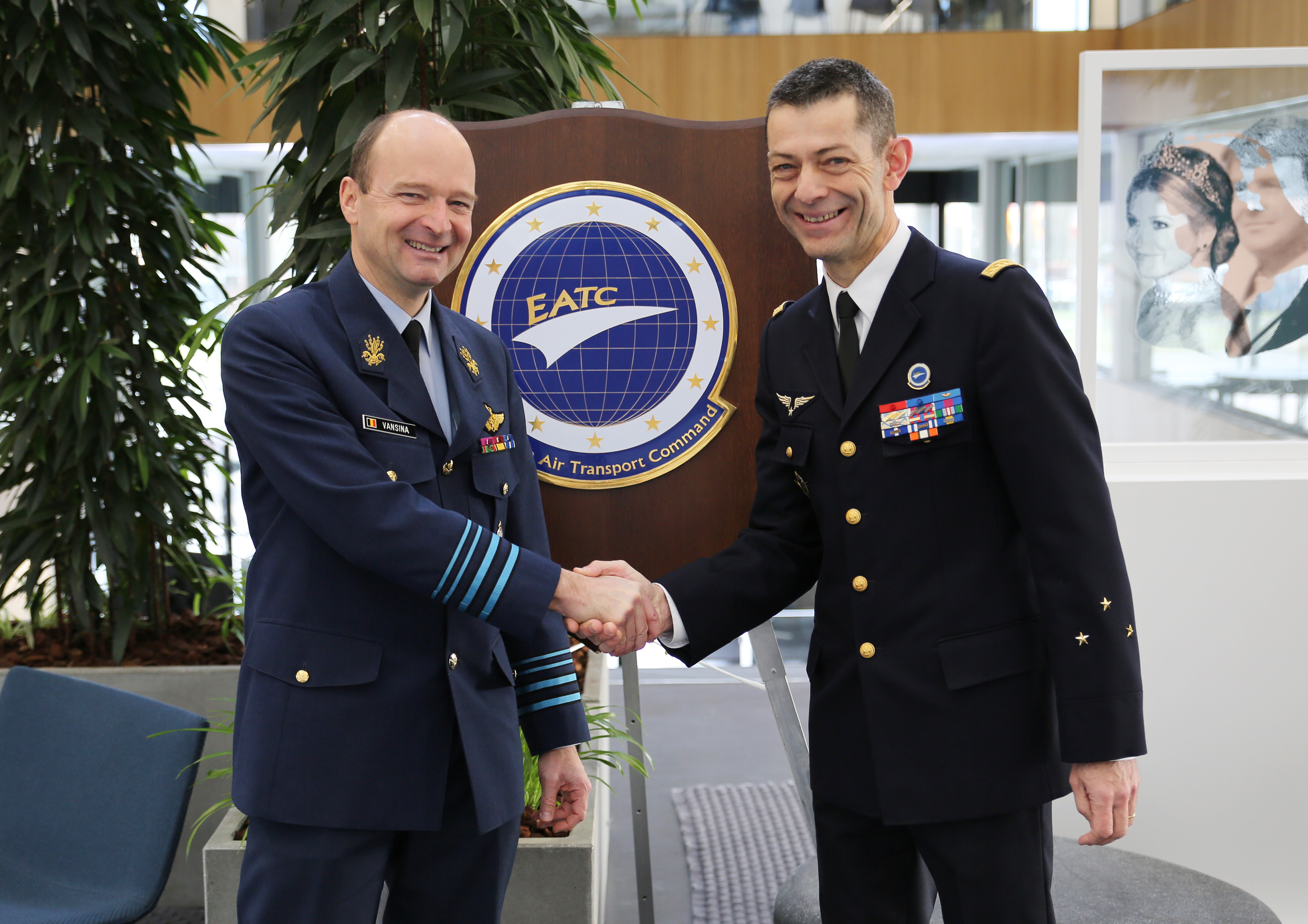 Belgian Air Component Commander visits EATC