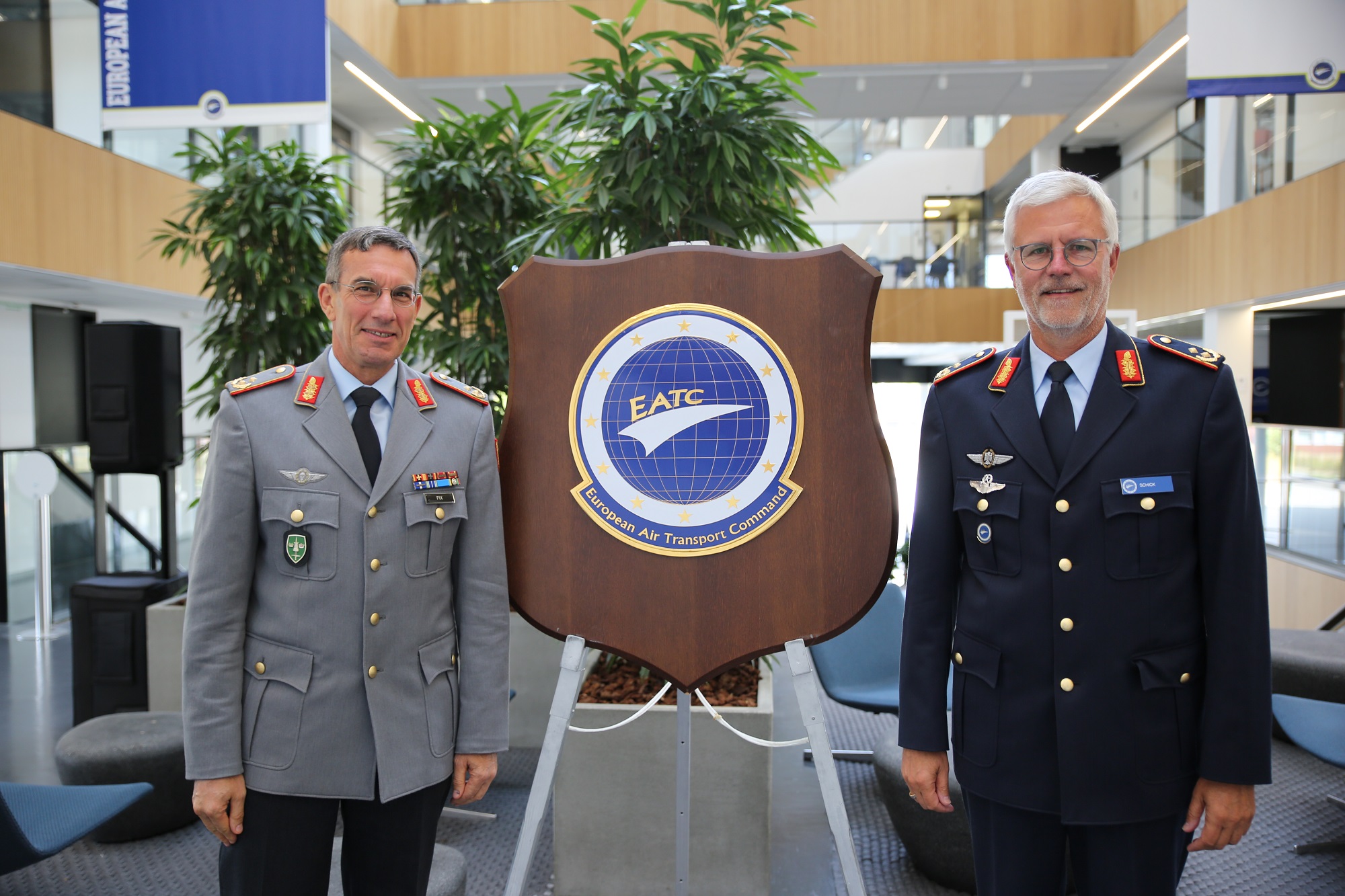 Deputy Chief of Staff Support of the Joint Force Command visits EATC