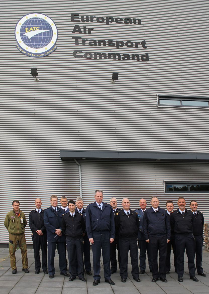 Important meeting at Eindhoven Air Base 
