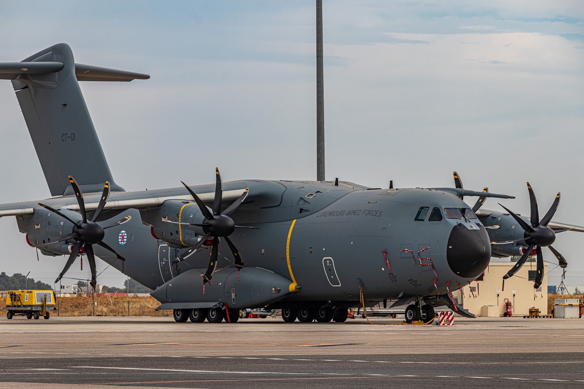 Watch a video on the Luxembourg A400M aircraft
